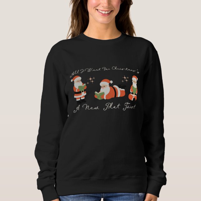 Christmas Gift For Book Lover  Sweatshirt (Front)