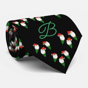 Christmas Gift for Golfers Hand Painted Design Tie