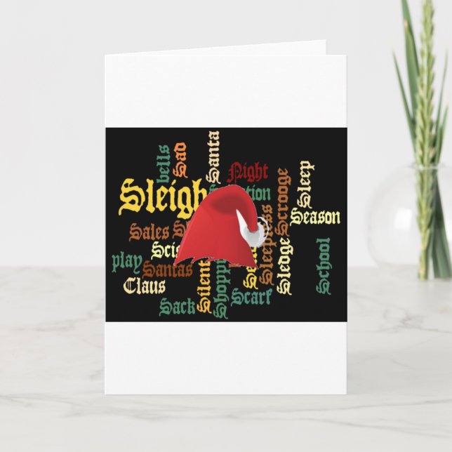 Christmas gift Have a Nice Day & a Better Night Holiday Card (Front)