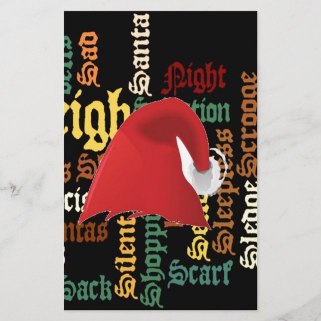 Christmas gift Have a Nice Day & a Better Night Stationery (Front)