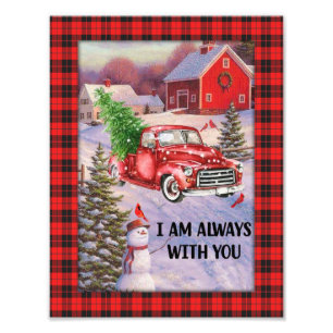 Christmas Gift I Am Always With You Photo Print