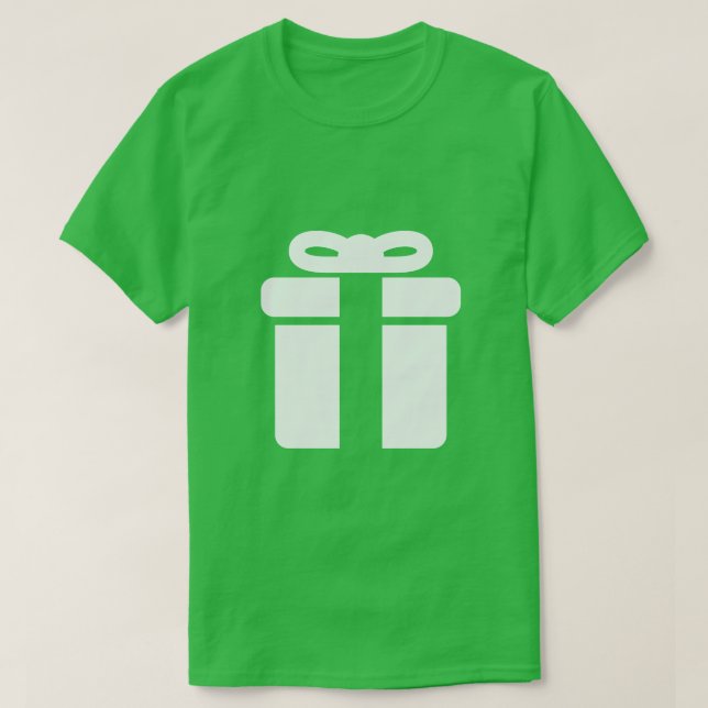 Christmas Gift Icon T-Shirt (Design Front)