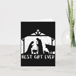 Christmas Gift Jesus Nativity Christian Men Women  Card