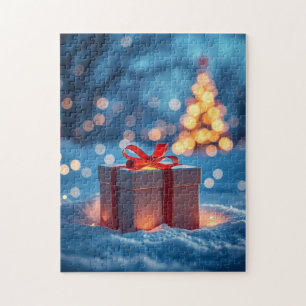 Christmas gift jigsaw puzzle