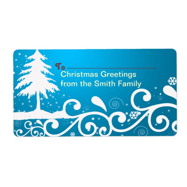 Christmas Gift Label (Front)
