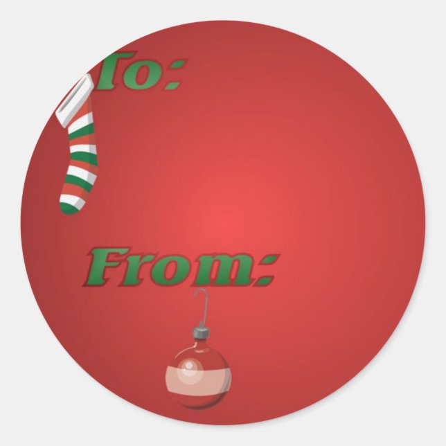 Christmas Gift Label (Front)