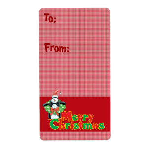 Christmas Gift Labels - Large