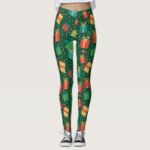 Christmas Gift Pajama Pants - Green PJs