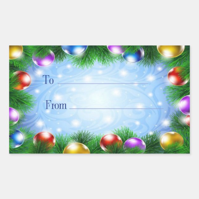 Christmas Gift Stickers (Front)