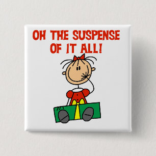 Christmas Gift Suspense Tshirts and Gifts 15 Cm Square Badge