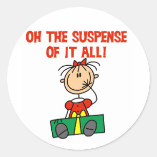 Christmas Gift  Suspense Tshirts and Gifts Classic Round Sticker