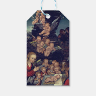 CHRISTMAS Gift Tag CRANACH RENAISSANCE NATIVITY