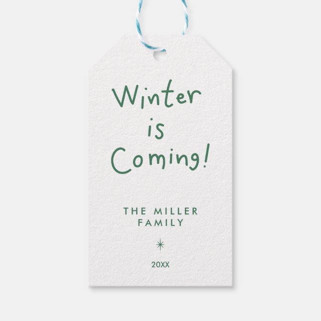 Christmas Gift Tag – Festive (Back)