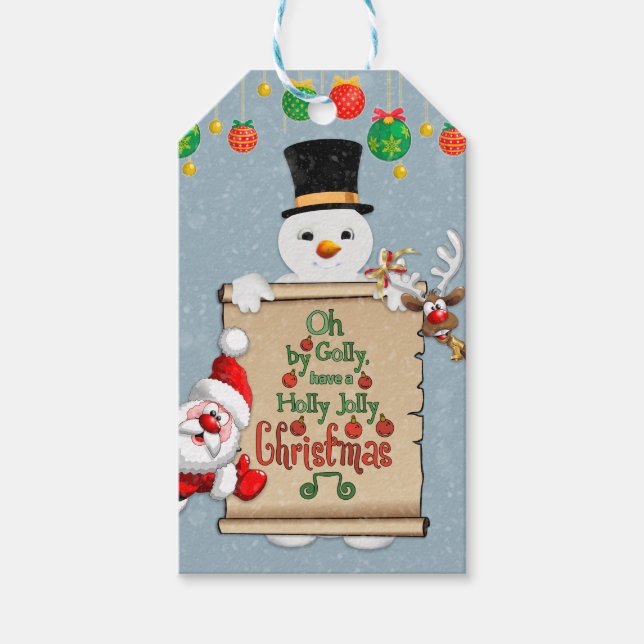 Christmas Gift tag for Christmas Gifts (Front)