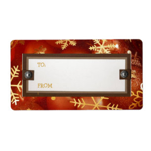 Christmas Gift Tag Labels