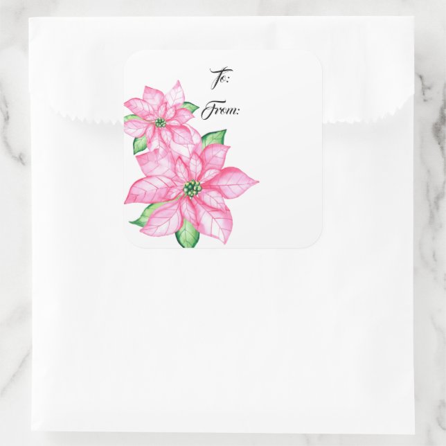 Christmas Gift Tag Sticker (Bag)