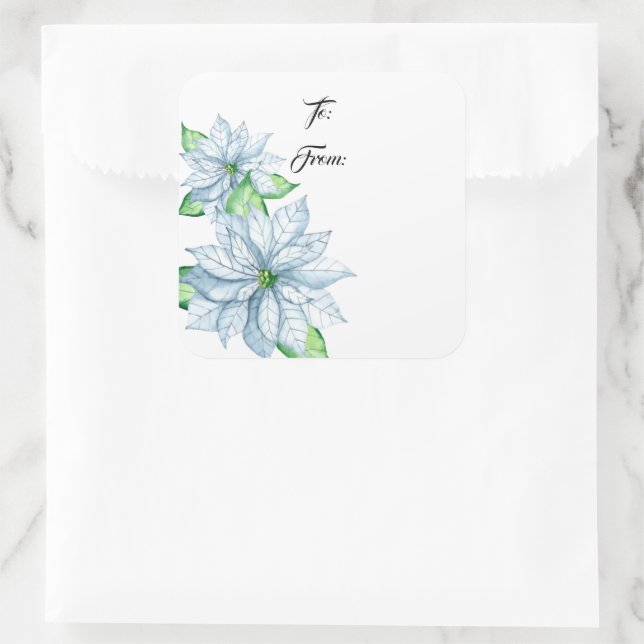 Christmas Gift Tag Sticker (Bag)
