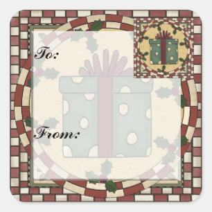 Christmas Gift Tag Sticker