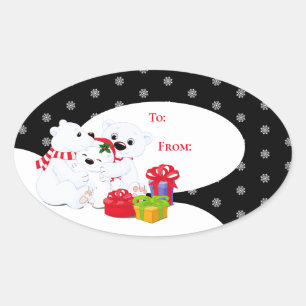 Christmas Gift Tag Stickers