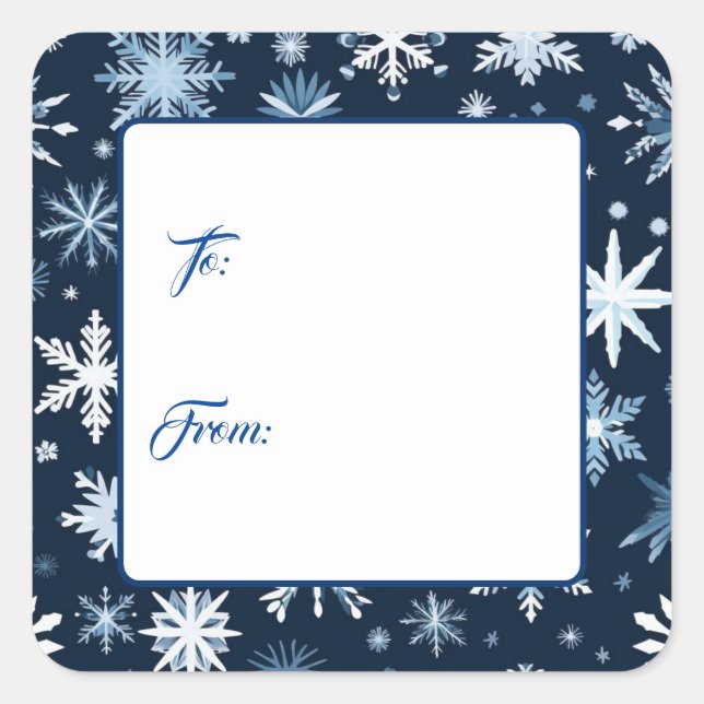 Christmas Gift Tag Stickers (Front)
