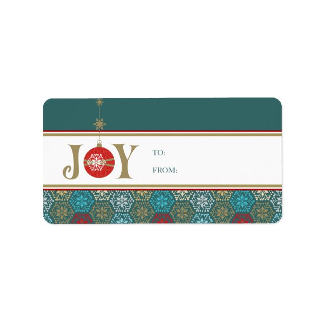 Christmas Gift Tag Stickers (Front)