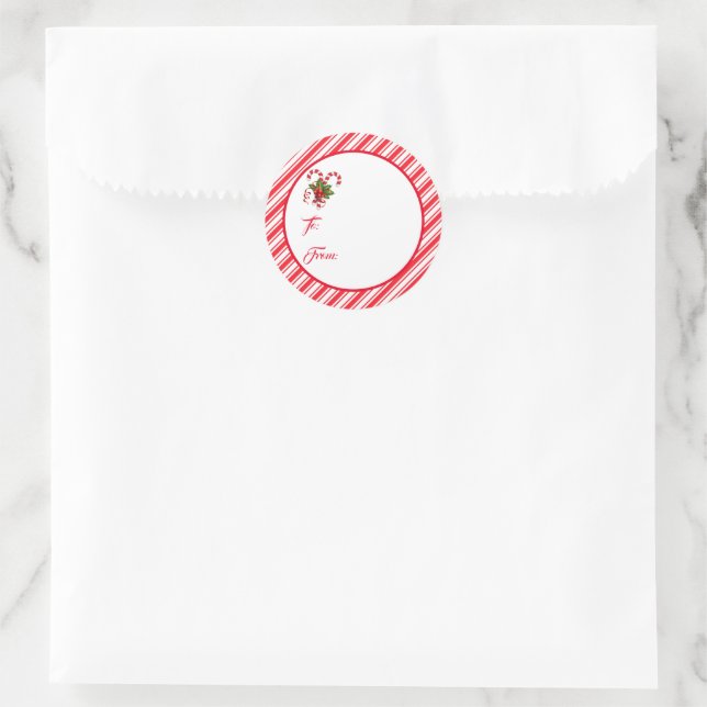 Christmas Gift Tag Stickers (Bag)