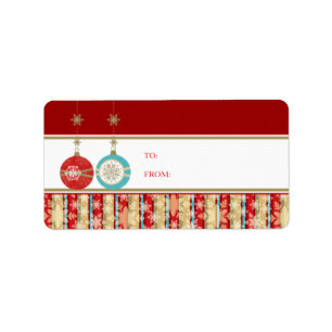 Christmas Gift Tag Stickers