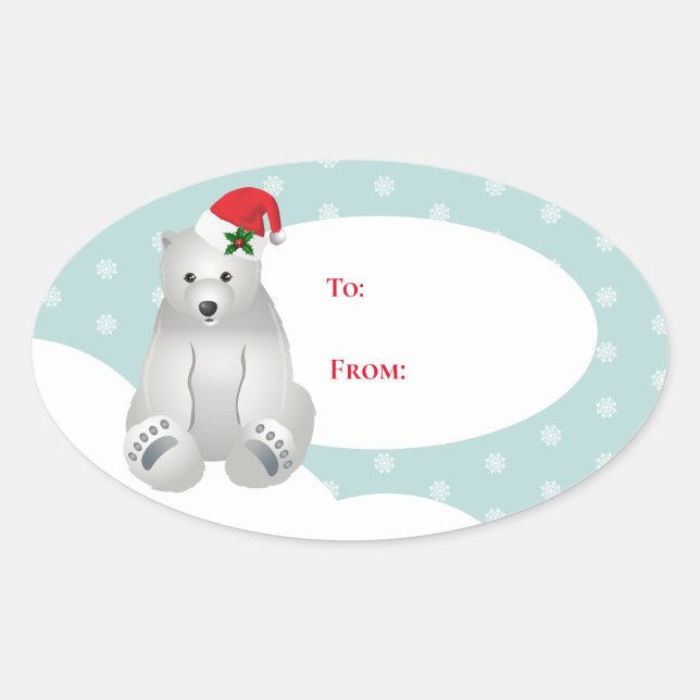 Christmas Gift Tag Stickers (Front)