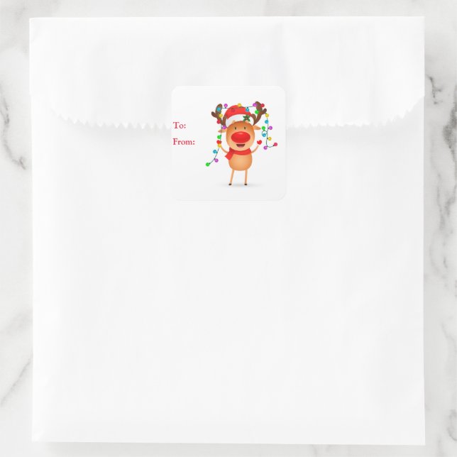 Christmas Gift Tag Stickers (Bag)