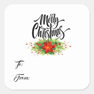 Christmas Gift Tag Stickers