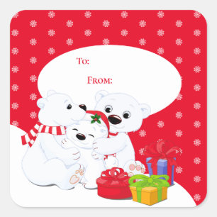 Christmas Gift Tag Stickers
