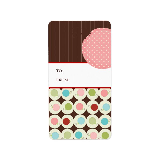 Christmas Gift Tag Stickers (Front)