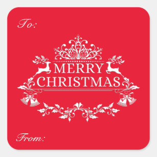 Christmas Gift Tag Stickers
