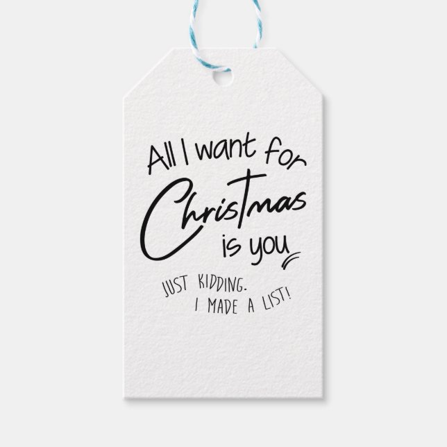 Christmas Gift Tags (Front)