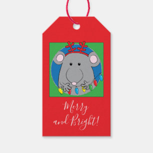 Christmas Gift Tags Merry Christmouse