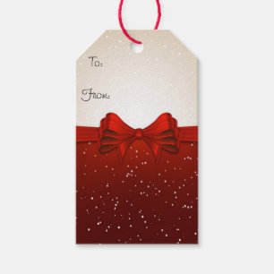 Christmas Gift Tags/Red Ribbon Gift Tags