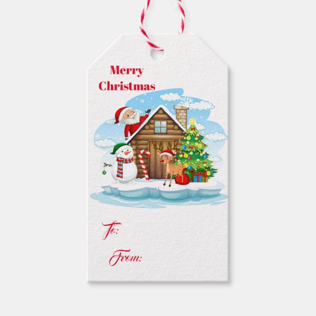 Christmas Gift Tags-Santa & Gang Tags (Front)