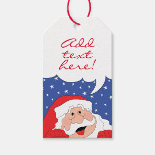 Christmas Gift Tags Santa Says