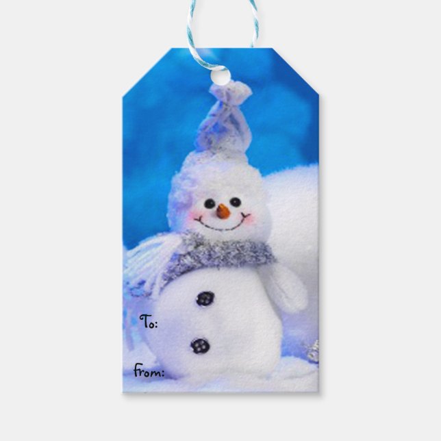 Christmas Gift Tags/Snowman Tags (Front)