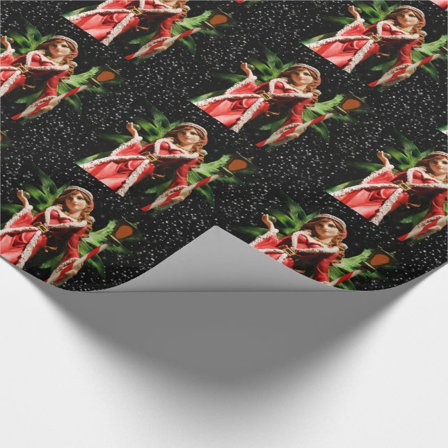 Christmas Gift Wrap/Snow Fairy Wrapping Paper (Corner)