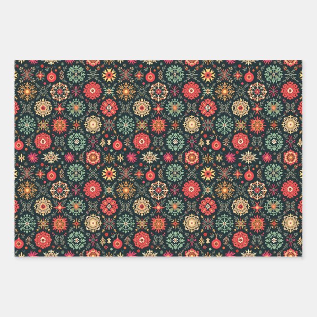 christmas gift wrapping paper (Front 3)