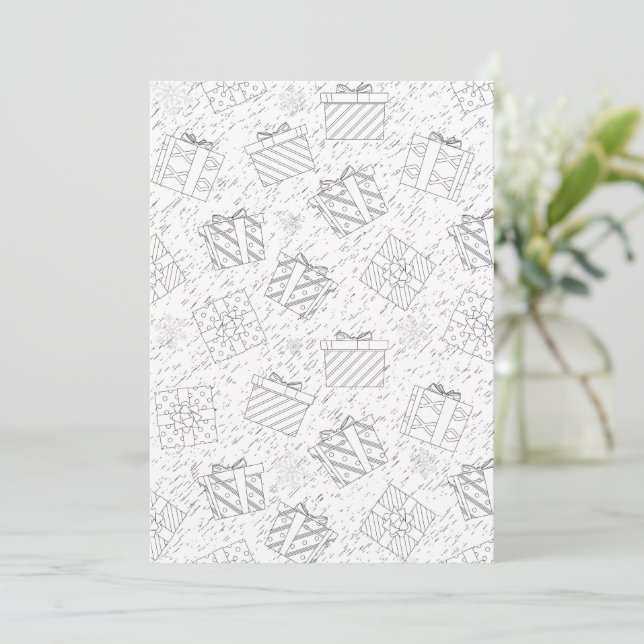 Christmas gifts 3 card (Standing Front)