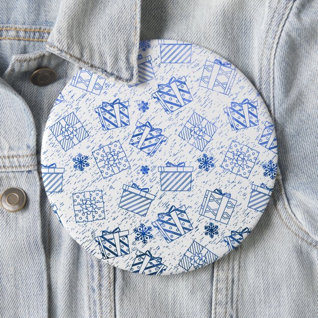 Christmas gifts 6 6 cm round badge (In Situ)