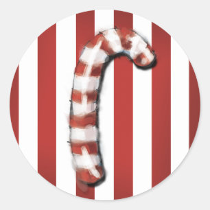 Christmas Gifts - Candy Cane Stickers