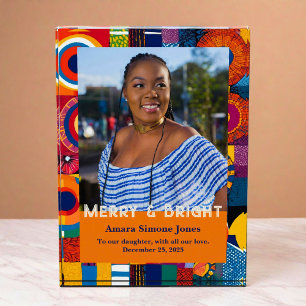 Christmas Gifts for African American Granddaughter Photo Block