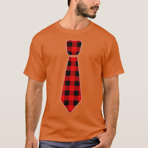Christmas Gifts for Men Dad Family Buffalo Plaid C T-Shirt