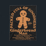Christmas Gifts Gingerbread Man  Fleece Blanket<br><div class="desc">Christmas Gifts Gingerbread Man</div>