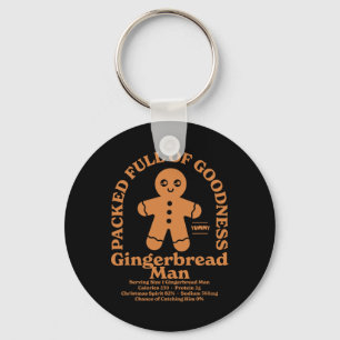 Christmas Gifts Gingerbread Man Key Ring