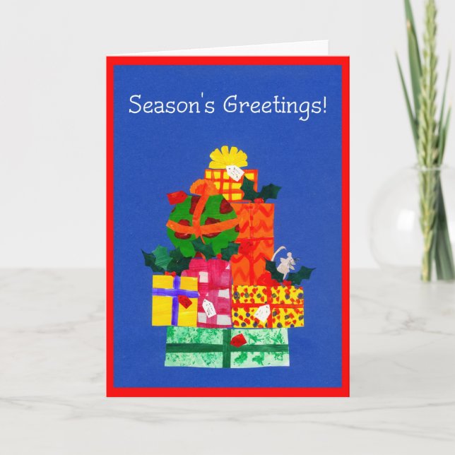 Christmas Gifts Greeting Card (Front)