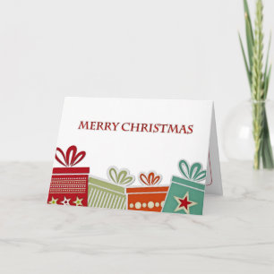 Christmas Gifts, Merry Christmas Holiday Card